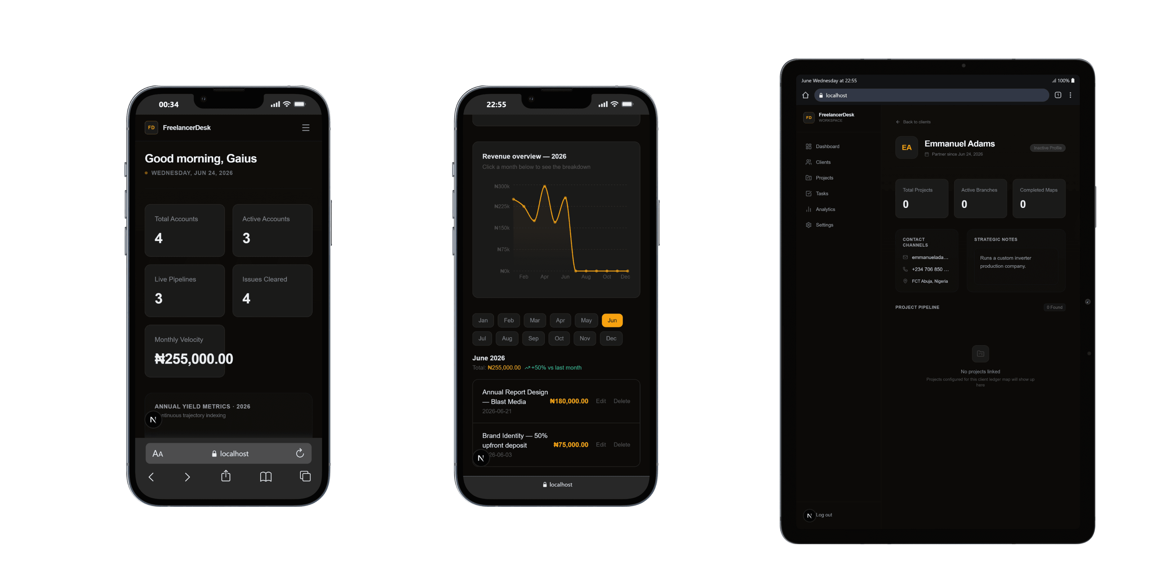 Freelancer Dashboard